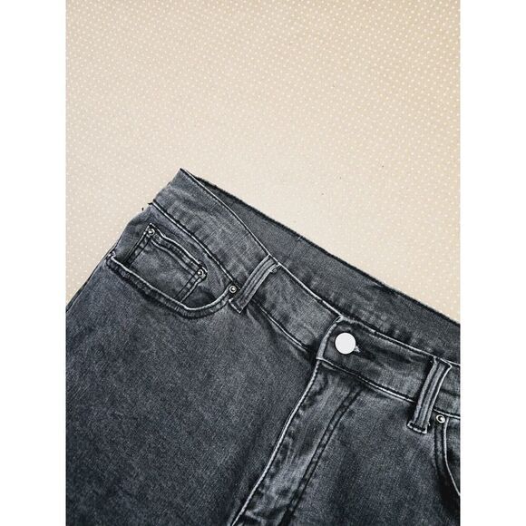 MNML Jeans Mens Size 34x32 Dark Gray Slim Fit Denim Casual - Picture 9 of 15